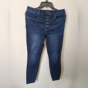 Kut from the Kloth High Rise Dark Blue Jeans Size 6